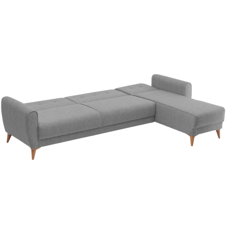 Sofá chaise lounge reversível NIKITA com cama e baú - Sofás de Canto