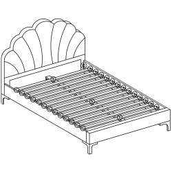 Cama de casal FLORA - Double Beds