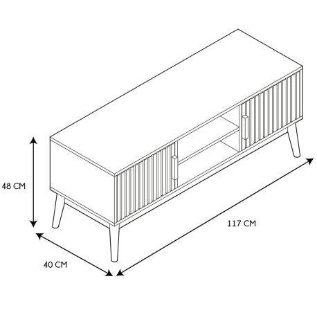 Móvel TV KLAUS - TV furniture and shelves