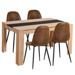 Pack mesa DOMUS + 4 cadeiras LEE II - Table and Chair Sets