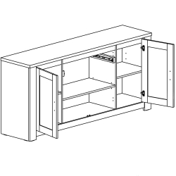 FLORENÇA trimmer - Sideboards