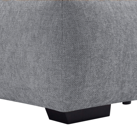 Sofá chaise longue CALIFORNIA - cinzento