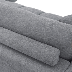 Sofá chaise longue CALIFORNIA - cinzento