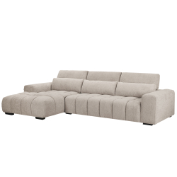 Sofá chaise longue BRISBANE - bege Sofá chaise longue BRISBANE - bege