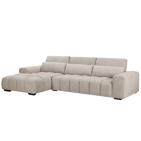 Sofá chaise longue BRISBANE - bege Sofá chaise longue BRISBANE - bege