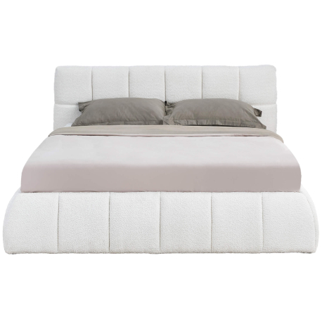 Cama de casal elevatória NEWCASTLE - branco