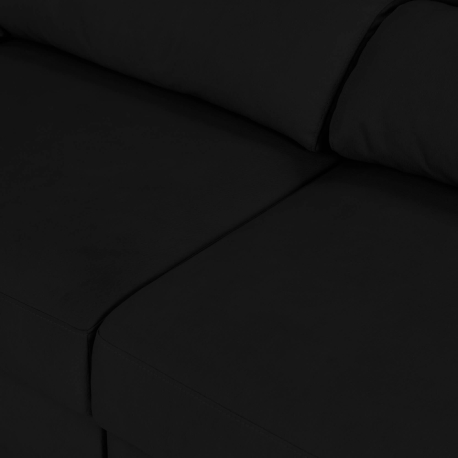 Sofá chaise longue reversível ALABAMA com cama e baú - antracite Sofá chaise longue reversível ALABAMA com cama e baú - antracite