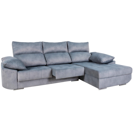 Sofá chaise longue FIRENZE - Lyla 8 - Cinzento Sofá chaise longue FIRENZE - Lyla 8 - Cinzento
