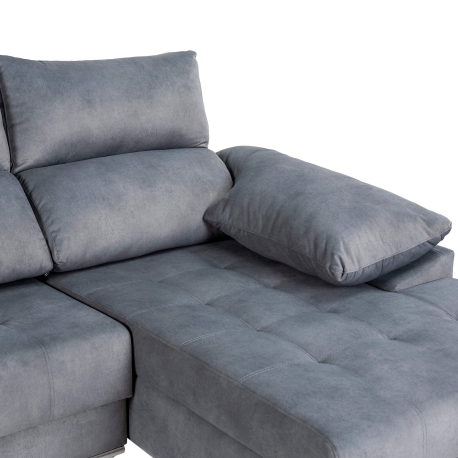 Sofá chaise longue FIRENZE - Lyla 8 - Cinzento Sofá chaise longue FIRENZE - Lyla 8 - Cinzento