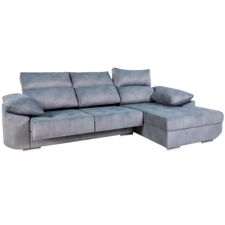 Sofá chaise longue FIRENZE - Lyla 8 - Cinzento Sofá chaise longue FIRENZE - Lyla 8 - Cinzento