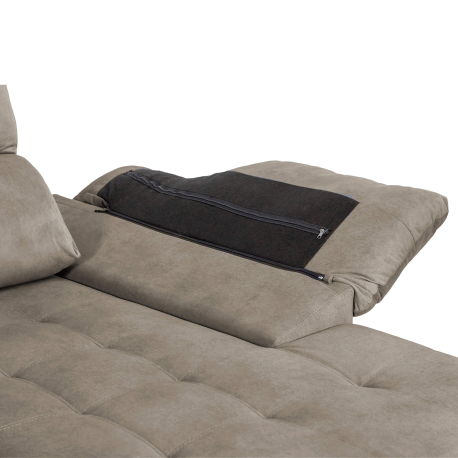Sofá chaise longue FIRENZE - Pegaso Piedra - Bege