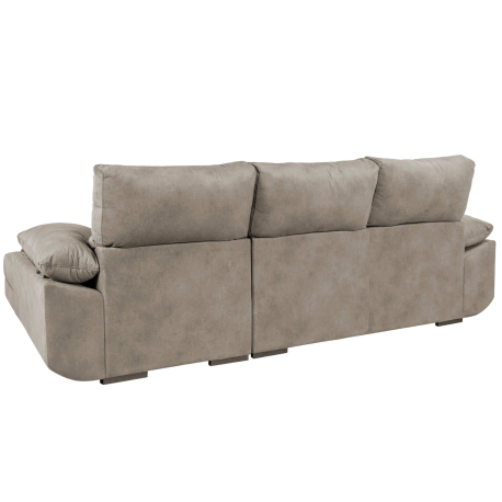 Sofá chaise longue FIRENZE - Pegaso Piedra - Bege