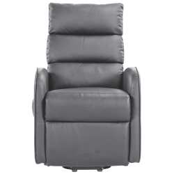 Poltrona reclinável LIFT elétrico com massagem - cinzento