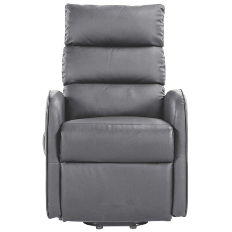 Poltrona reclinável LIFT elétrico com massagem - cinzento
