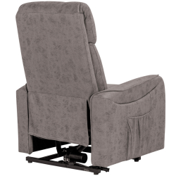 Poltrona reclinável SYRIO relax elétrico com elevação - cinzento Poltrona reclinável SYRIO relax elétrico com elevação - cinzento