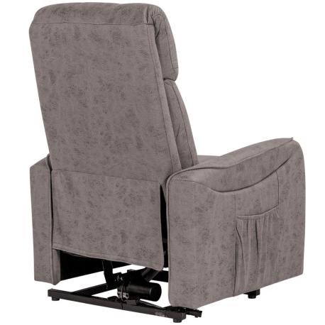 Poltrona reclinável SYRIO relax elétrico com elevação - cinzento Poltrona reclinável SYRIO relax elétrico com elevação - cinzento