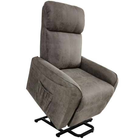 Poltrona reclinável SYRIO relax elétrico com elevação - cinzento Poltrona reclinável SYRIO relax elétrico com elevação - cinzento