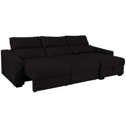 Sofá chaise longue reversível ALABAMA com cama e baú - Sofás com Chaise Longue Sofá chaise longue reversível ALABAMA com cama e baú - Sofás com Chaise Longue
