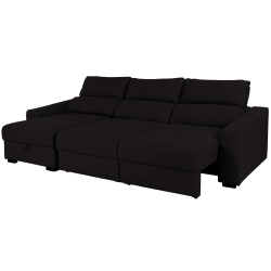 Sofá chaise longue reversível ALABAMA com cama e baú - Sofás com Chaise Longue Sofá chaise longue reversível ALABAMA com cama e baú - Sofás com Chaise Longue