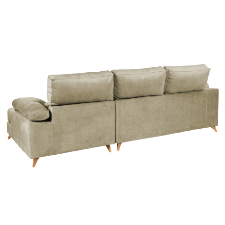 MERIDA Chaise Longue Sofa with Storage - Sofas with Chaise Longue