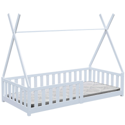 Pack cama infantil SKY + colchão KID ROLLER - branco