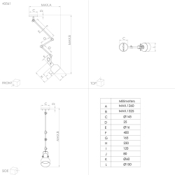 Aplique TAKELEY - Wall Lamps