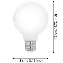 LED Lamp E27 Yellow Light 9W 2700K (110039) - LED lamps