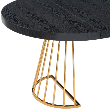 Mesa extensível CECILE (110-260cm) - preto Mesa extensível CECILE (110-260cm) - preto