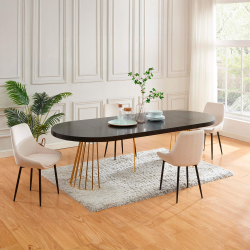 Mesa redonda extensível CECILE - Dining Tables Mesa redonda extensível CECILE - Dining Tables