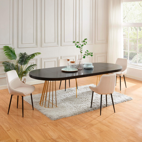 Mesa redonda extensível CECILE - Dining Tables Mesa redonda extensível CECILE - Dining Tables