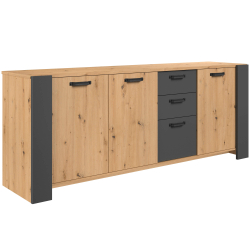 Aparador TRAVIS com 3 portas e 3 gavetas - Sideboards