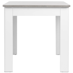 Mesa quadrada OSLO com gaveta - Branco