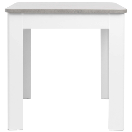 Mesa quadrada OSLO com gaveta - Branco