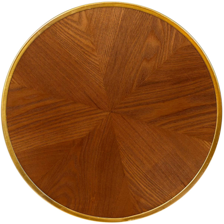 Conjunto de 2 mesas de apoio FELIX - carvalho e preto Conjunto de 2 mesas de apoio FELIX - carvalho e preto