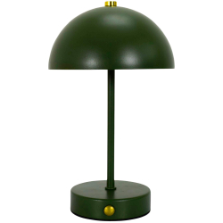 Candeeiro de mesa FUNGHI com LED - verde escuro