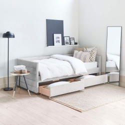 Pack cama de solteiro LENA + colchão SPRING ROLLER - Individual Beds