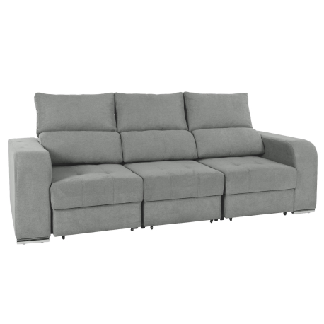 Sofá 3 lugares DUBAI com cama de casal - Tibet 18 Cinzento