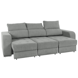 Sofá 3 lugares DUBAI com cama de casal - Tibet 18 Cinzento