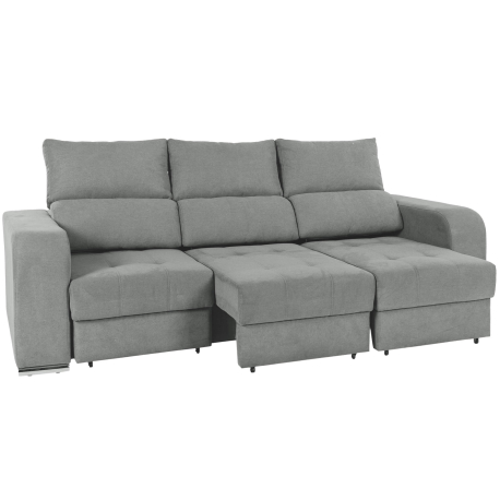 Sofá 3 lugares DUBAI com cama de casal - Tibet 18 Cinzento