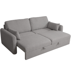 Sofá Cama REMY-Cinzento claro