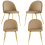 Pack 4 cadeiras WONDERLAND