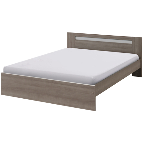 Cama de casal LONGORIA - Castanho Cama de casal LONGORIA - Castanho