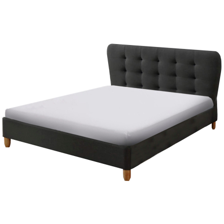 Cama de casal JOYCE - antracite Cama de casal JOYCE - antracite