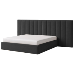 Cama de casal MAIORCA - Antracite