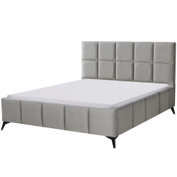 Cama de casal VANESSA - Cinzento