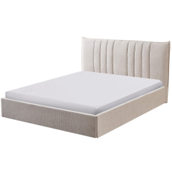 Cama de casal TIAGO - bege