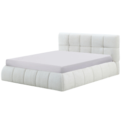 Cama de casal elevatória NEWCASTLE - branco