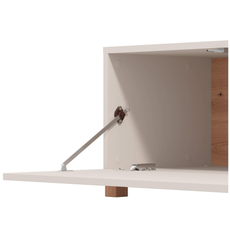 Estante TV AUREL com 2 elementos - Carvalho Artesanato e Caxemira