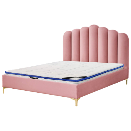 Pack Cama Casal CAMILLA + colchão SPRING ROLLER - rosa Pack Cama Casal CAMILLA + colchão SPRING ROLLER - rosa