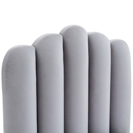 Pack Cama de solteiro CAMILLA + colchão SPRING ROLLER -cinzento